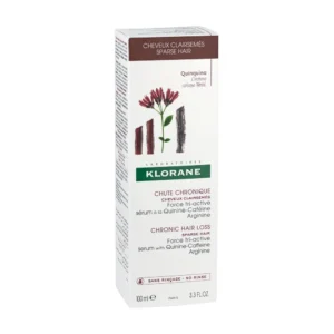 Klorane - Force tri-active sérum antichute Quinine Caféine - Chute de cheveux chronique - Cheveux clairsemés – Image 3