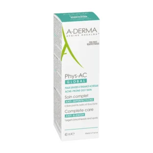 A-DERMA — PHYS-AC GLOBAL SOIN VISAGE COMPLET ANTI-IMPERFECTIONS — Soin anti-imperfections - PHYS-AC Global – Image 1