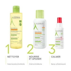 A-DERMA — EXOMEGA CONTROL HUILE LAVANTE ÉMOLLIENT ANTI-GRATTAGE – Image 3