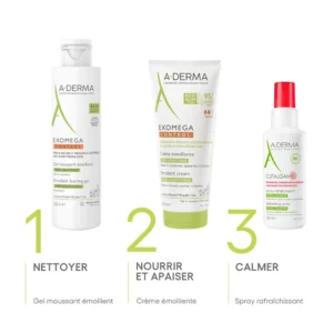 A-DERMA — EXOMEGA CONTROL GEL MOUSSANT ÉMOLLIENT ANTI-GRATTAGE – Image 2