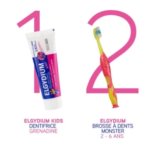 ELGYDIUM Kids Grenadine 3/6 ans - dentifrice enfant – Image 4