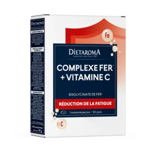 DIETAROMA Complexe Fer + vitamine C 30 comprimés – Image 1