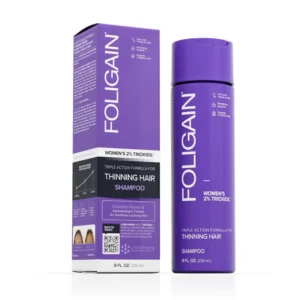 FOLIGAIN Shampoo triple action FOLIGAIN pour cheveux clairsemés pour femmes avec 2% de Trioxidil – Image 1