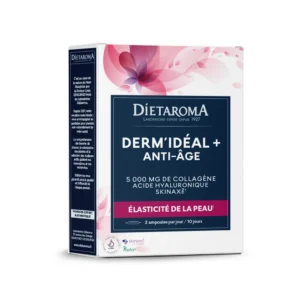 DIETAROMA DermIdéal + anti-âge 5000MG COLLAGÈNE ACIDE HYALURONIQUE SKINAX2 20 ampoules – Image 1