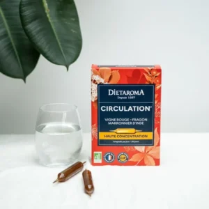 DIETAROMA C.I.P. CIRCULATION Vigne rouge, marronnier d'Inde, fragon bio 20 ampoules – Image 2