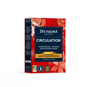 DIETAROMA C.I.P. CIRCULATION Vigne rouge, marronnier d'Inde, fragon bio 20 ampoules – Image 1