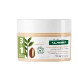 Klorane - Masque Réparation 3 en 1 au Cupuaçu BIO - Cheveux très secs – Image 1
