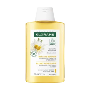 Klorane - Shampoing Reflets Blonds à la Camomille cheveux blonds à châtains - Éclaircissant – Image 1