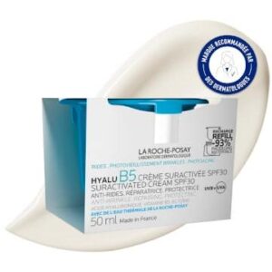 La Roche-Posay Hyalu B5 Crème Suractivée SPF30 Recharge Anti-Rides Réparatrice et Protectrice 50ml – Image 1