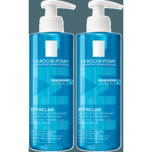 La Roche-Posay Effaclar Gel Moussant 2x400ml – Image 1