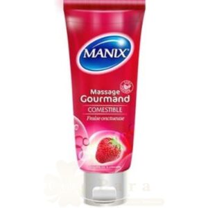 MANIX GEL DE MASSAGE GOURMAND FRAISE 200ML – Image 1