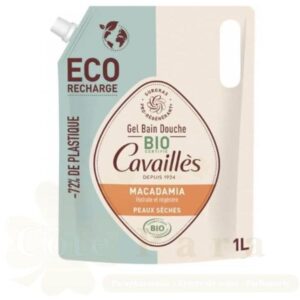 ROGE CAVAILLES ECO RECHARGE GEL BAIN ET DOUCHE MACADAMIA 1L – Image 1