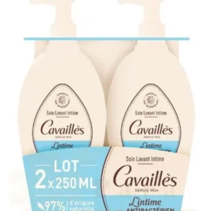 ROGE CAVAILLES SOIN TOILETTE INTIME AVEC ANTI BACTERIEN 250ml LOT DE 2 – Image 1