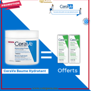 CERAVE KIT PEAU HYDRATEE BAUME HYDRATANT 340G+2 CREMES LAVANTES OFFERTES – Image 1