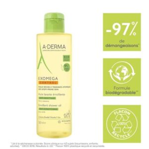 ADERMA EXOMEGA CONTROLE HUILE LAVANTE EMOLLIENTE 500 ML – Image 4