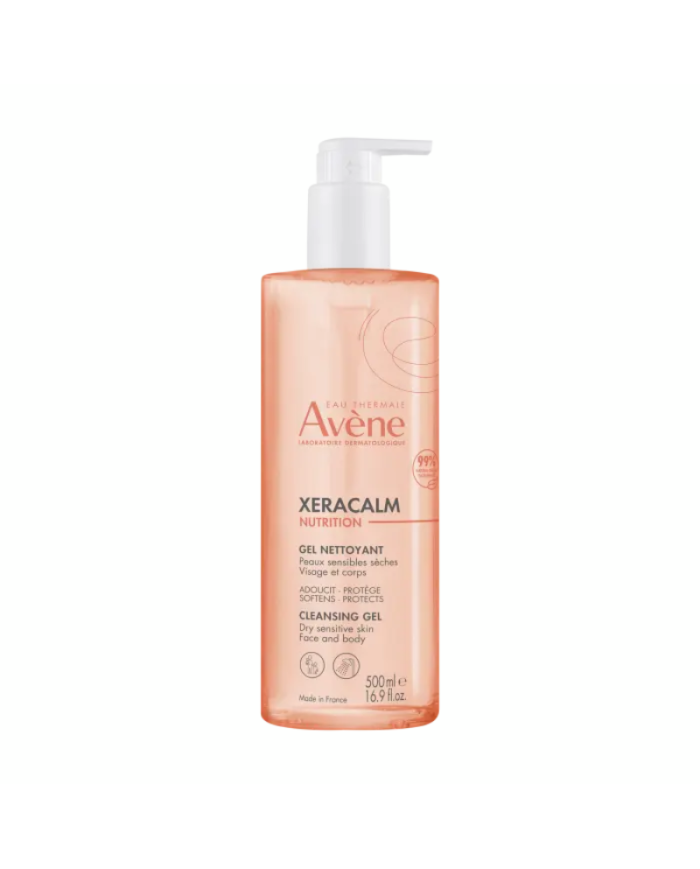 AVENE XERACALM NUTRITION GEL NETTOYANT PEAU SENSIBLE SECHES 500 ML