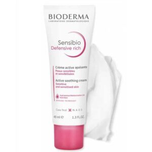 BIODERMA SENSIBIO DEFENSIVE RICHE CREME ACTIVE APAISANTE 40 ML – Image 1
