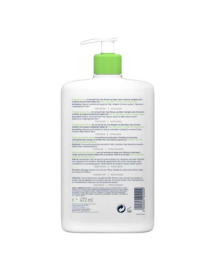 CERAVE CREME LAVANTE HYDRATANTE 473 ML