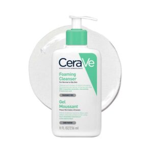 CERAVE GEL MOUSSANT PEAUX NORMALES A GRASSES 236 ML – Image 4