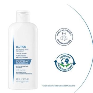 DUCRAY ELUTION SHAMPOOING REEQUILIBRANT 200 ML – Image 4