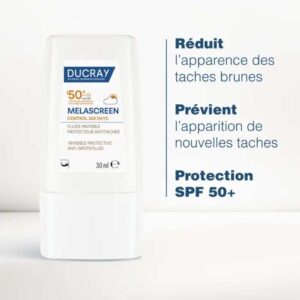 DUCRAY OFFRE MELASCREEN SPF 50+ FLUIDE INVISIBLE PROTECTEUR ANTI TACHES ACIDE AZELAIC 30 ML + TROUSSE OFFERTE – Image 3