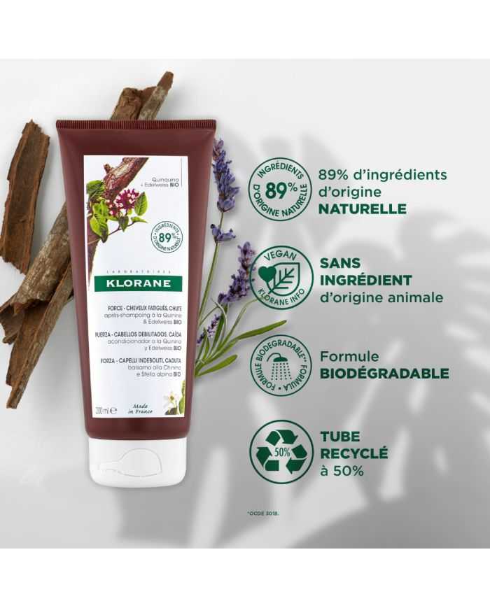 KLORANE QUININE BAUME APRES SHAMPOOING ANTI CHUTE 200 ML