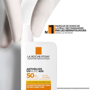 LA ROCHE POSAY ANTHELIOS UVMUNE 400 FLUIDE SOLAIRE INVISIBLE SPF 50+ 50 ML – Image 12