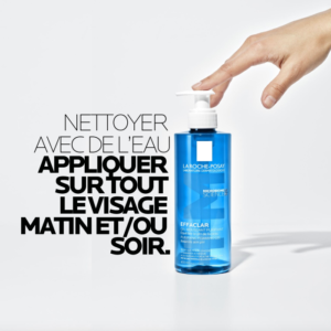 LA ROCHE POSAY EFFACLAR GEL MOUSSANT PURIFIANT PEAUX SENSIBLES GRASSES 400 ML – Image 6