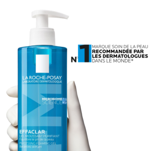 LA ROCHE POSAY EFFACLAR GEL MOUSSANT PURIFIANT PEAUX SENSIBLES GRASSES 400 ML – Image 10