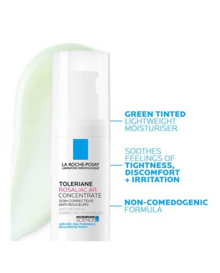 LA ROCHE POSAY TOLERIANE ROSALIAC AR CONCENTRE 40 ML TEINTE VERTE NEUTRALISANTE