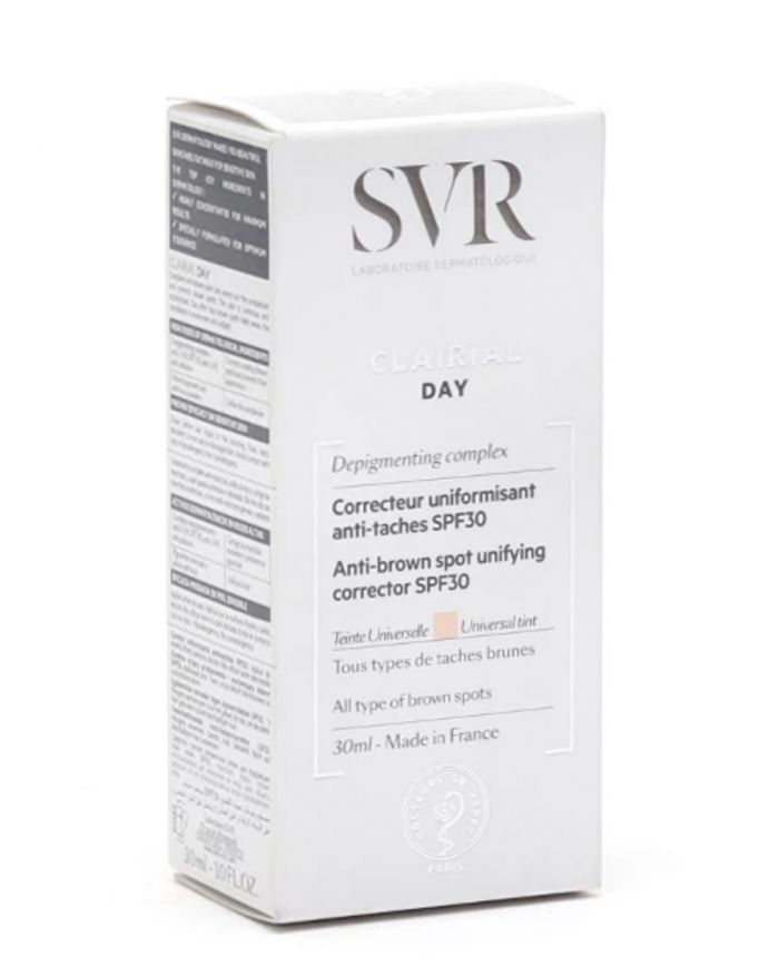 SVR CLAIRIAL DAY CORRECTEUR UNIFORMISANT ANTI TACHES SPF30 30 ML